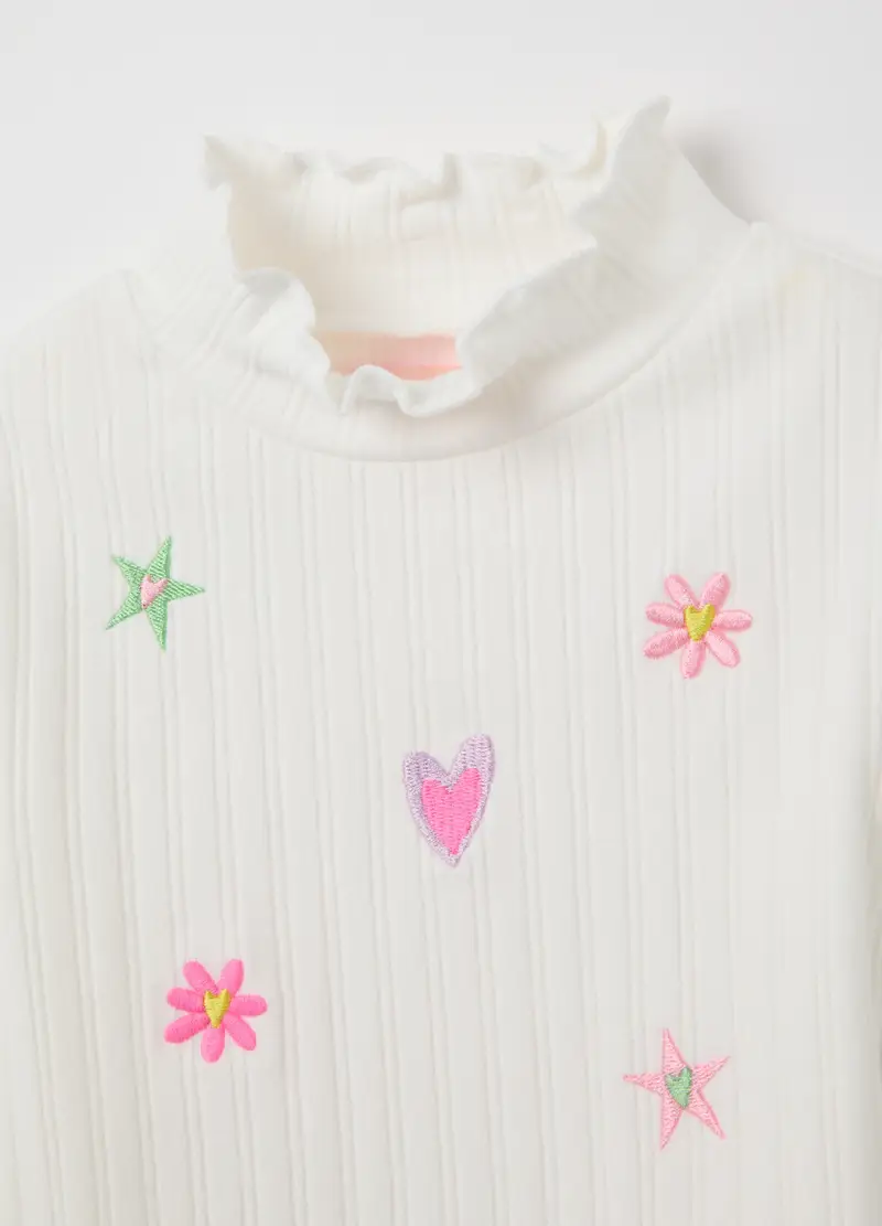 OVS T-shirt Bambina Bianco 2616376 miniatura 3