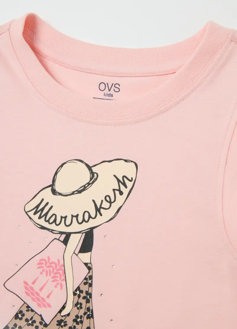OVS T-shirt Bambina Rosa 3983869 miniatura 3