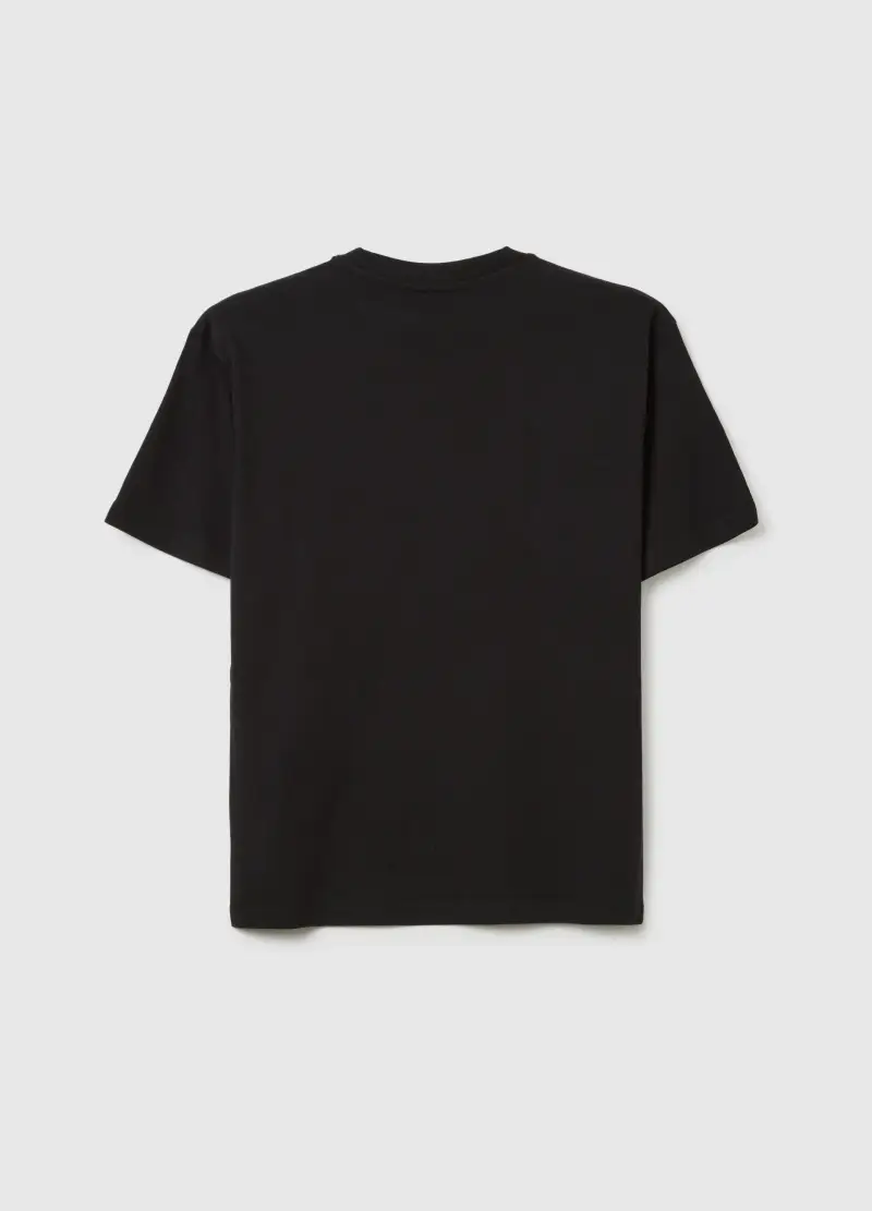 OVS T-shirt Bambino Nero 2701110 miniatura 2