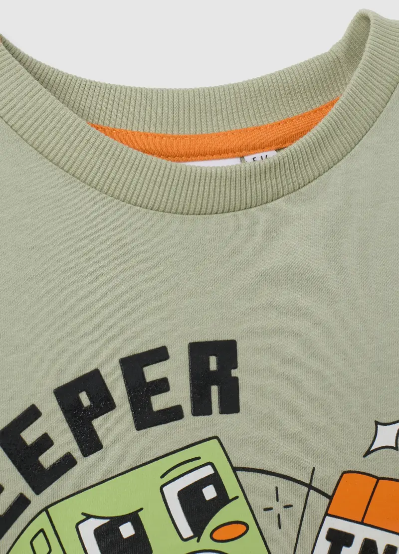 OVS T-shirt Bambino Verde 990509 miniatura 3