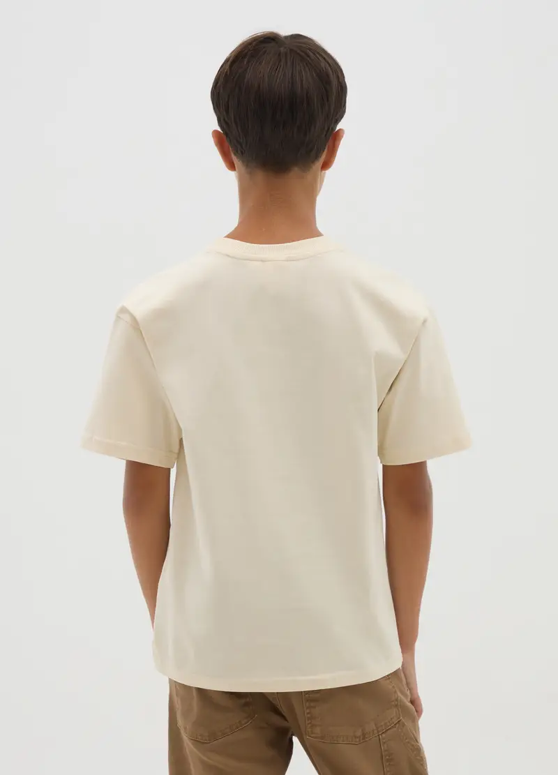 OVS T-shirt Bambino Beige 4152812 miniatura 2