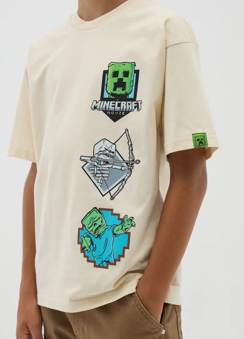 OVS T-shirt Bambino Beige 4152812 miniatura 3