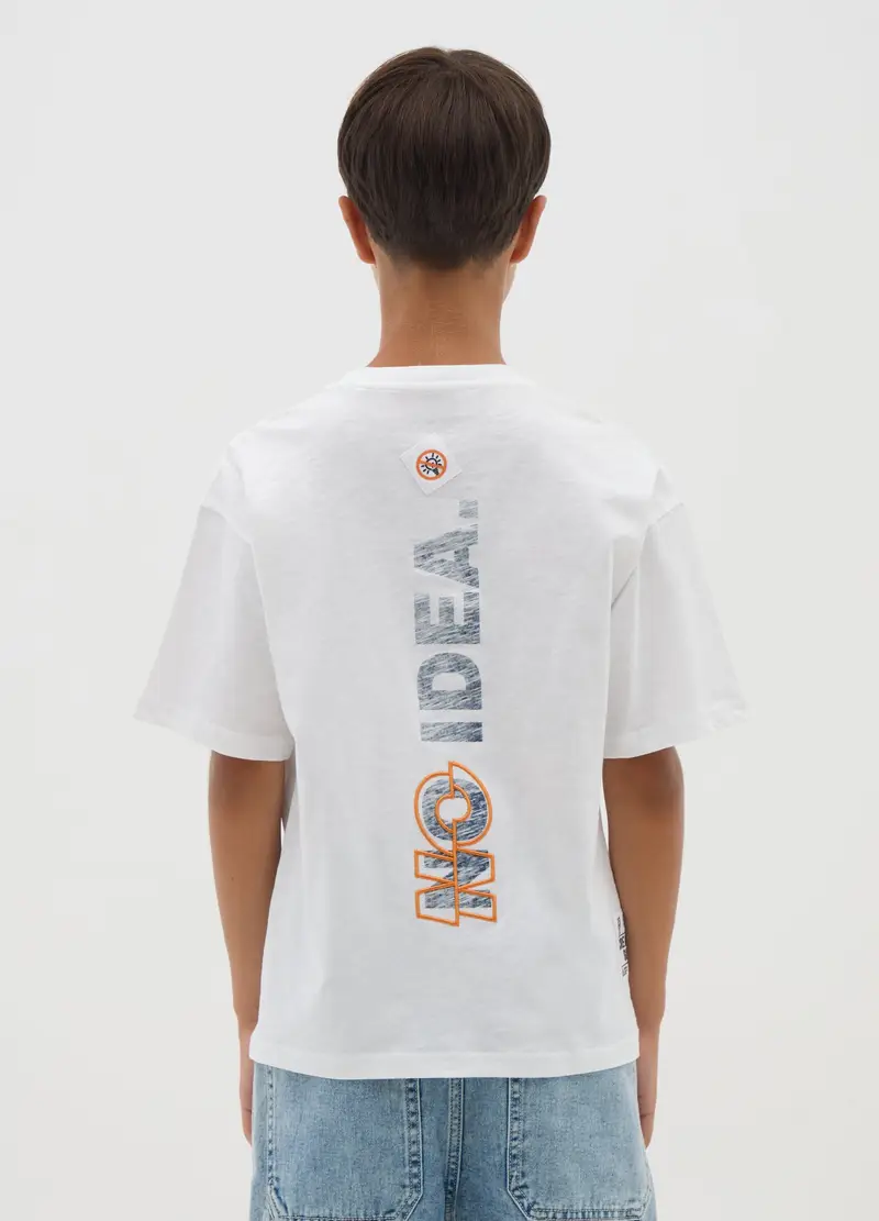 OVS T-shirt Bambino Bianco 1526150 miniatura 2