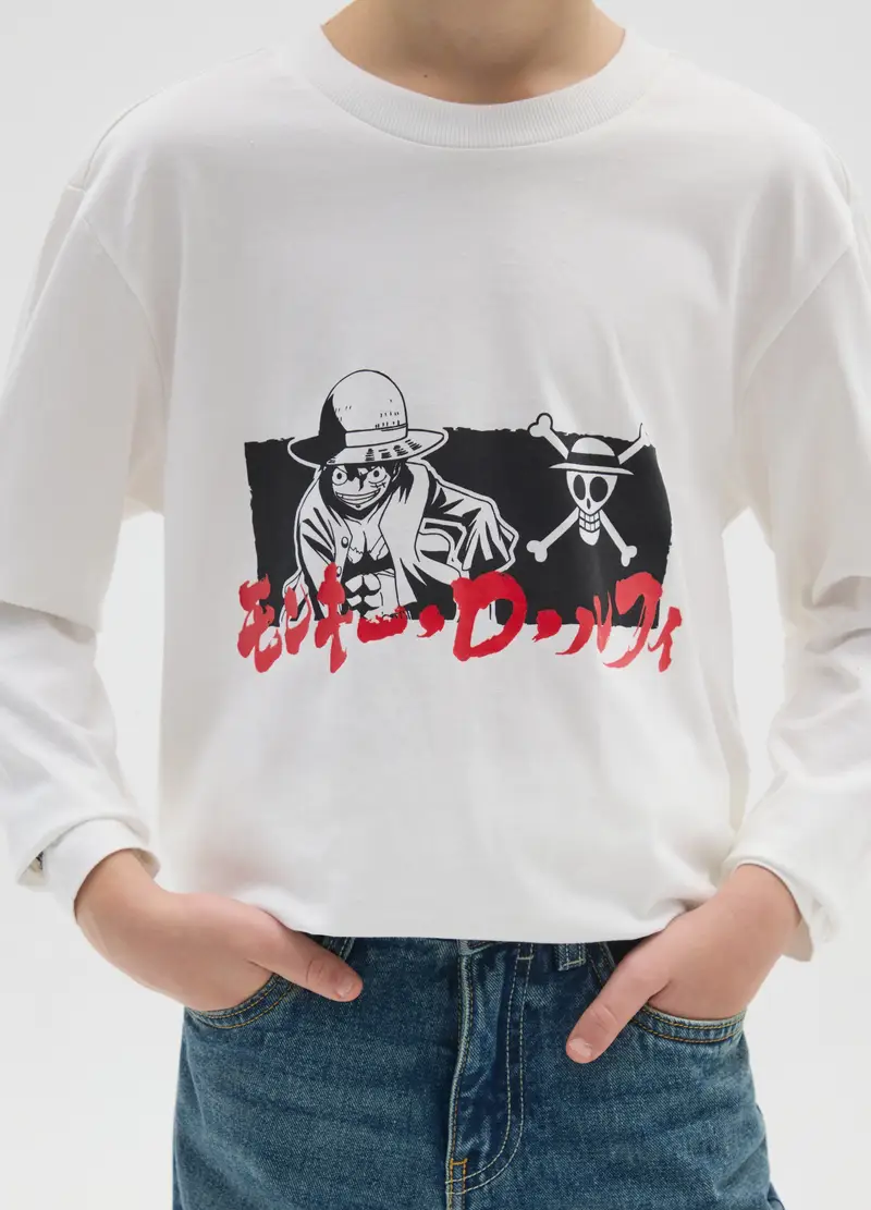 OVS T-shirt Bambino Bianco 4152925 miniatura 3