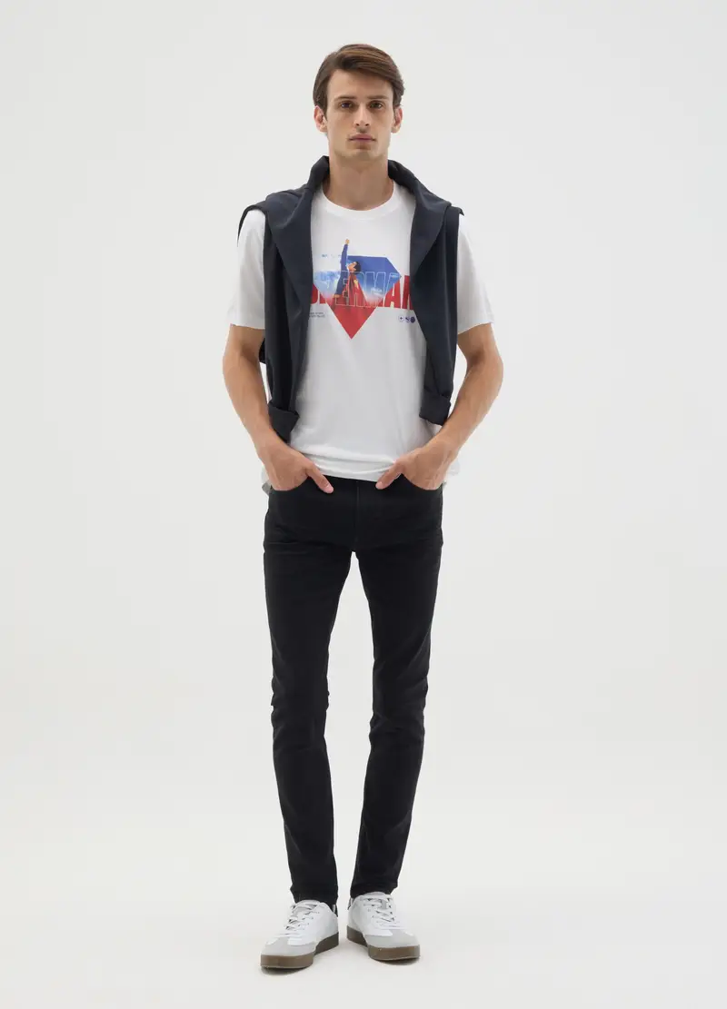 OVS HOUSEBRAND T-shirt Uomo Bianco 990891