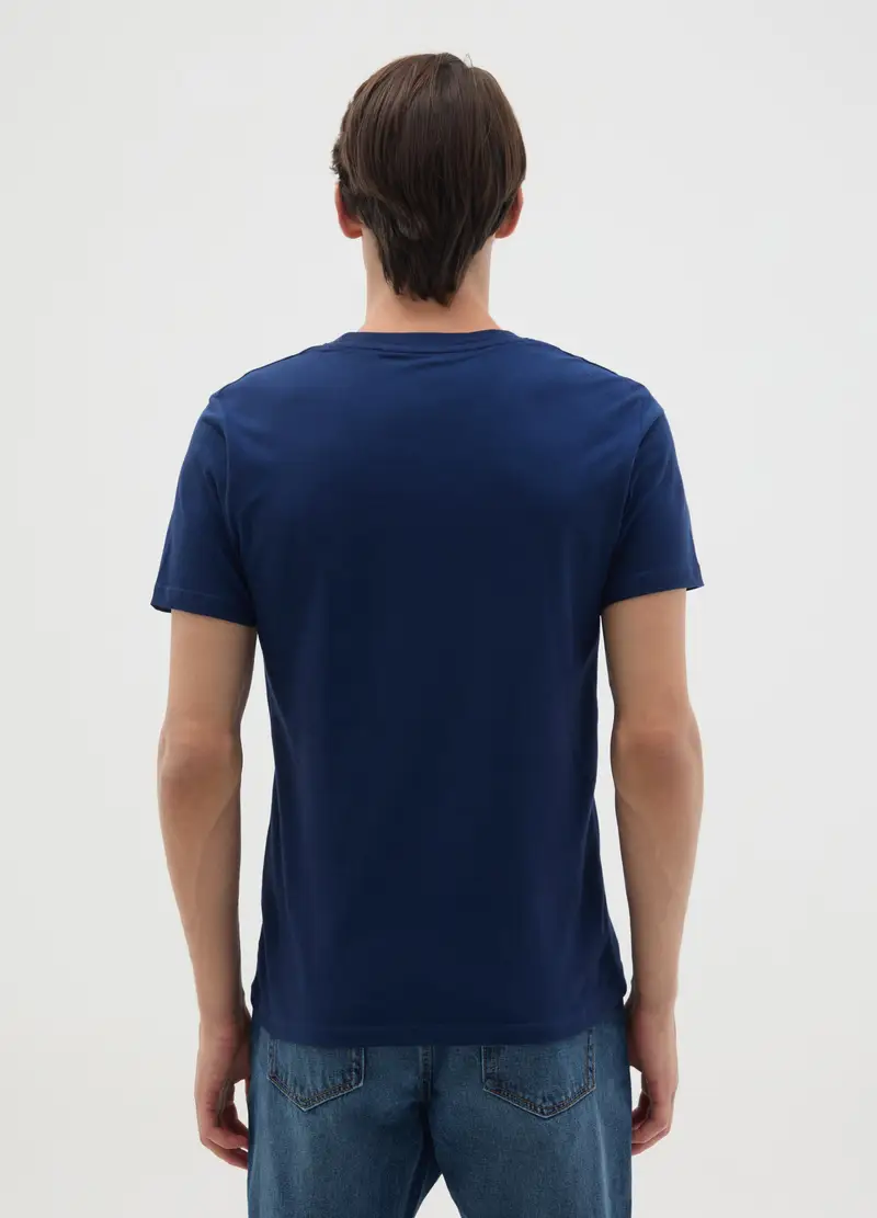 OVS T-shirt Uomo Blu 990889 miniatura 3