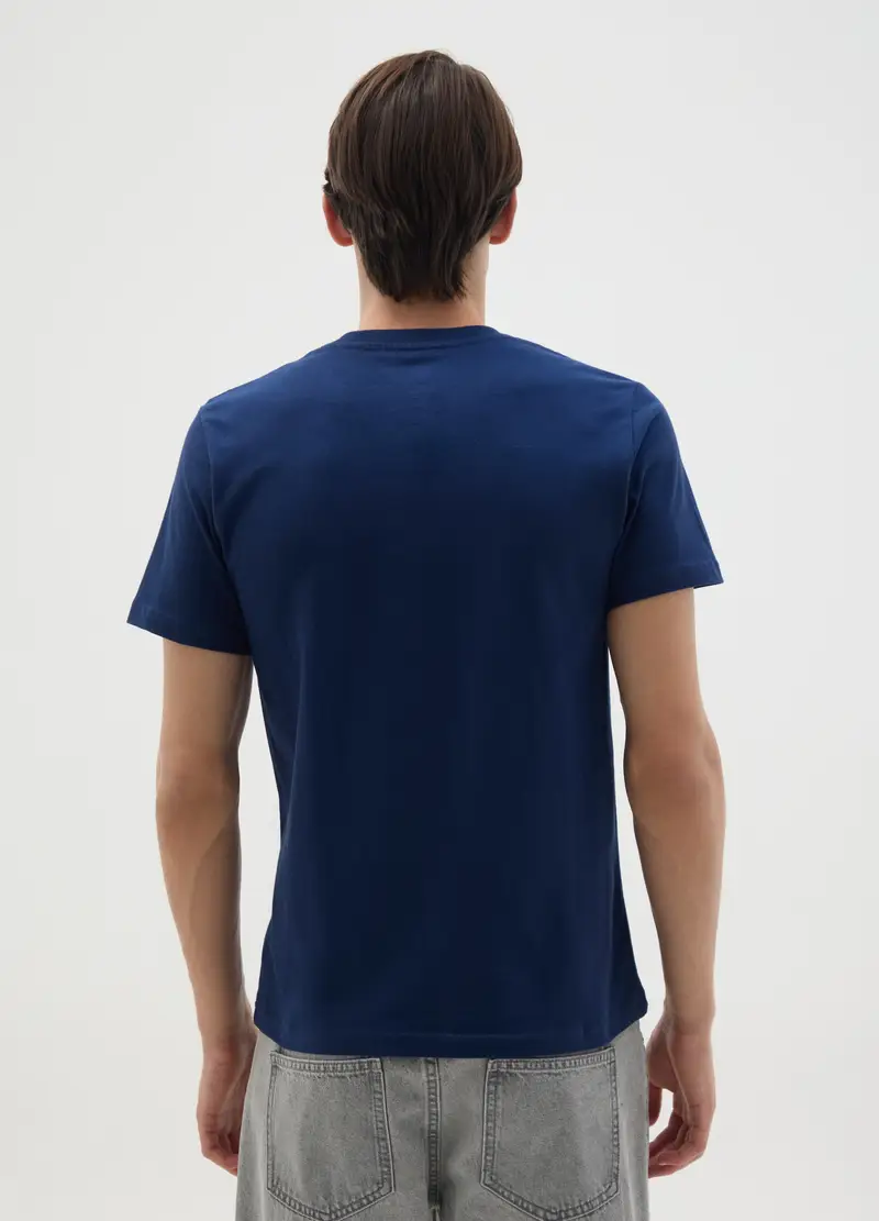 OVS T-shirt Uomo Blu 990892 miniatura 3