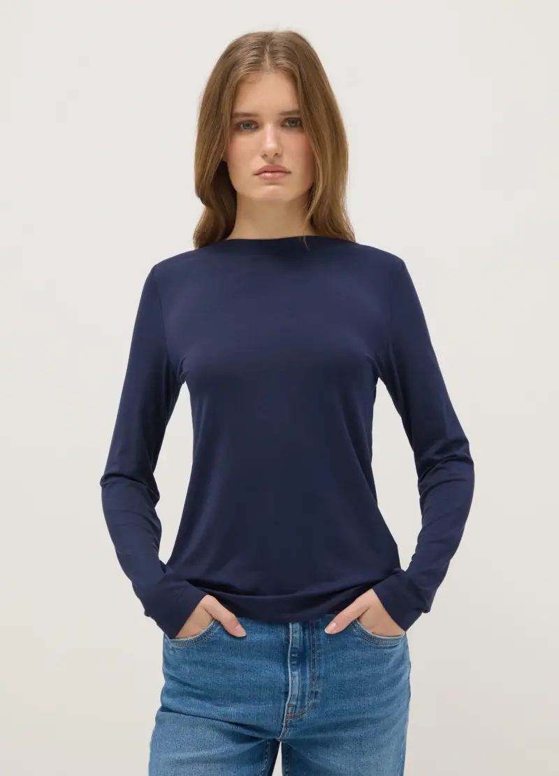 OVS T-shirt Donna Blu 4064331 miniatura 2