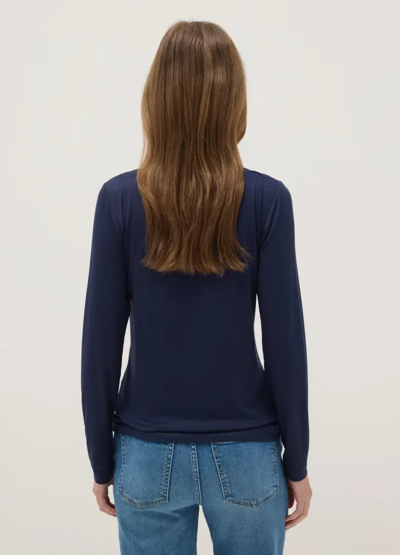 OVS T-shirt Donna Blu 4064331 miniatura 3