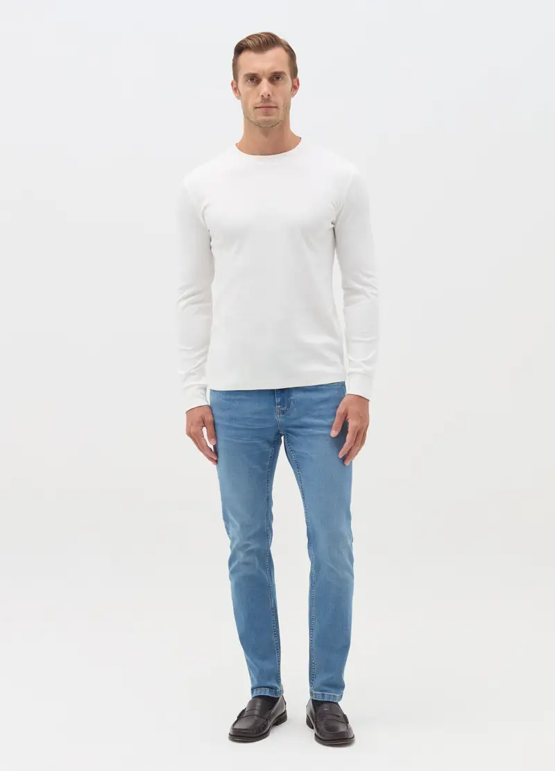 OVS T-shirt Uomo Bianco 3898583 miniatura 2