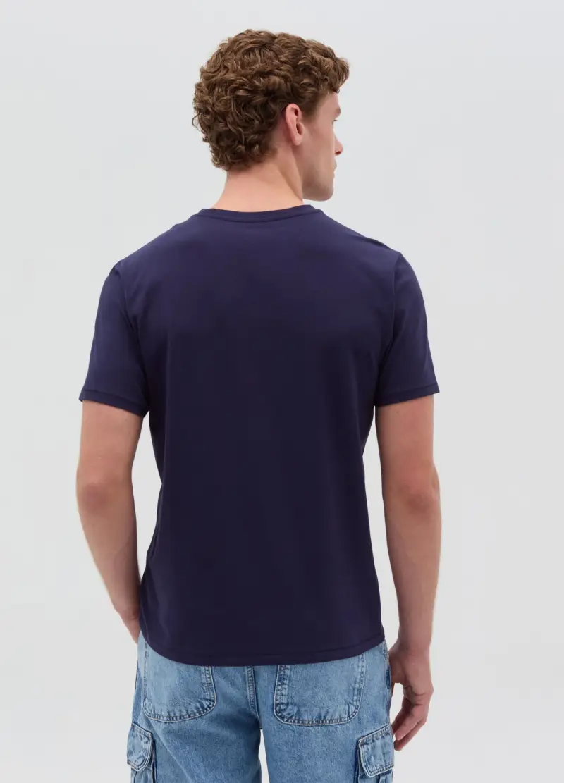 OVS T-shirt Uomo Blu 4103152 miniatura 3
