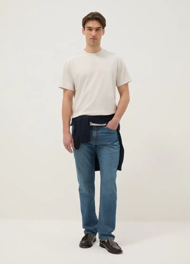 OVS T-shirt Uomo Beige 4312418 miniatura 2