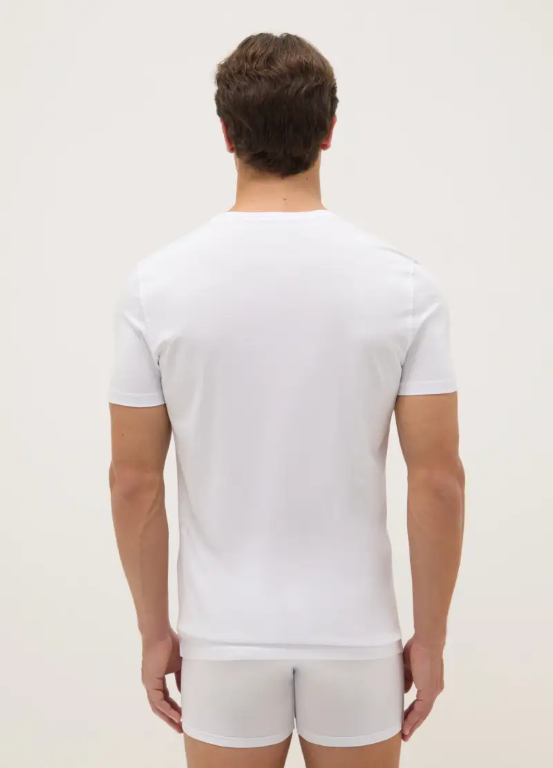 OVS T-shirt Uomo Bianco 4133760 miniatura 3