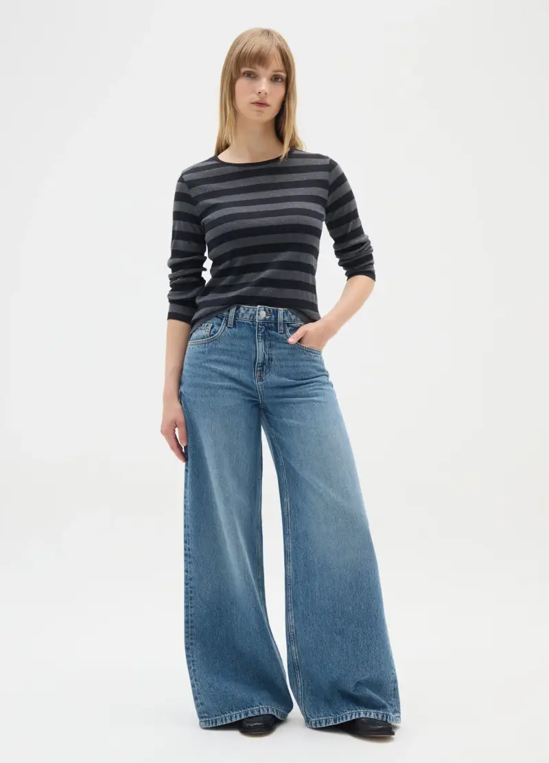 OVS T-shirt Donna Nero 4328884 miniatura 2