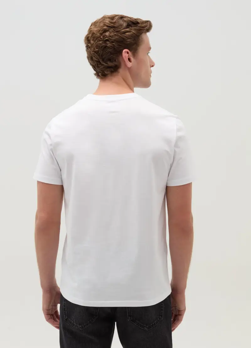 OVS T-shirt Uomo Bianco 3456231 miniatura 3