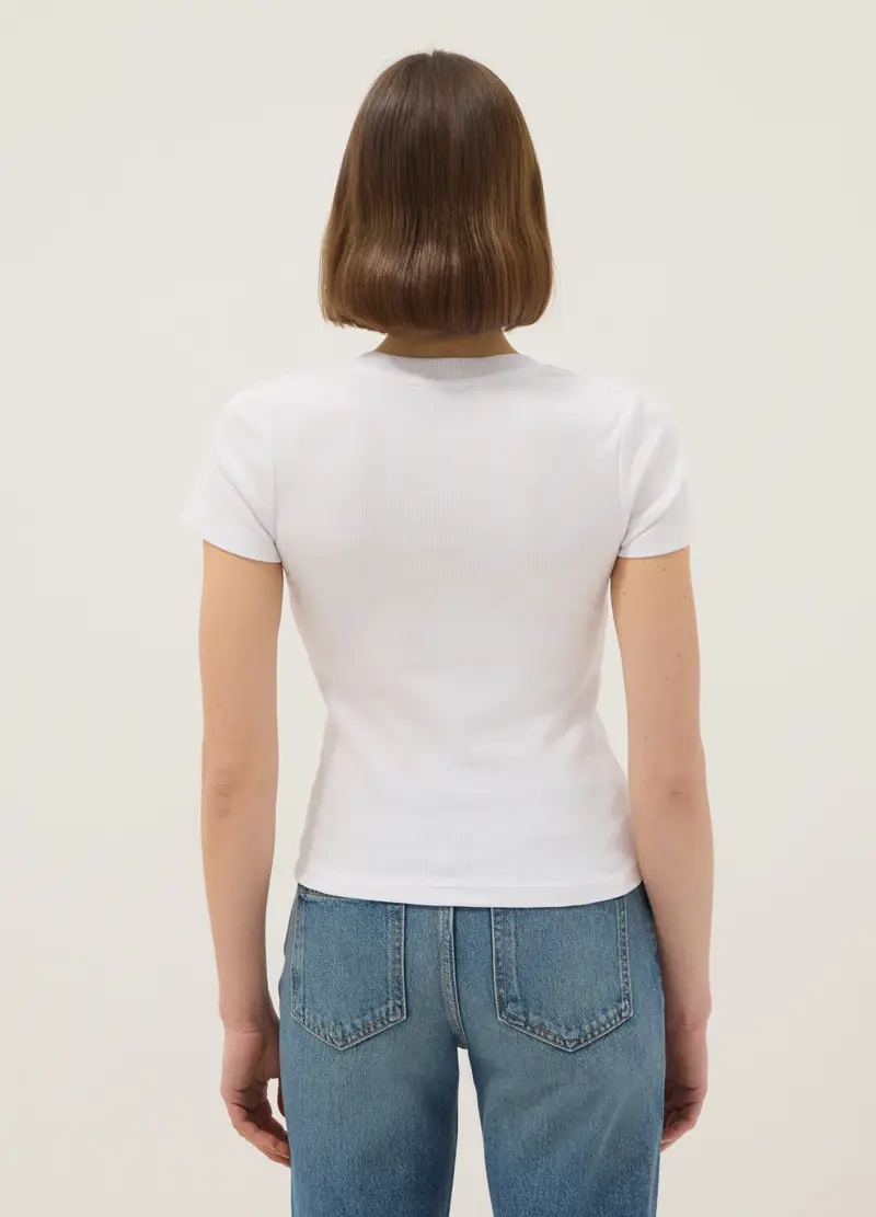 OVS T-shirt Donna Bianco 4330429 miniatura 3