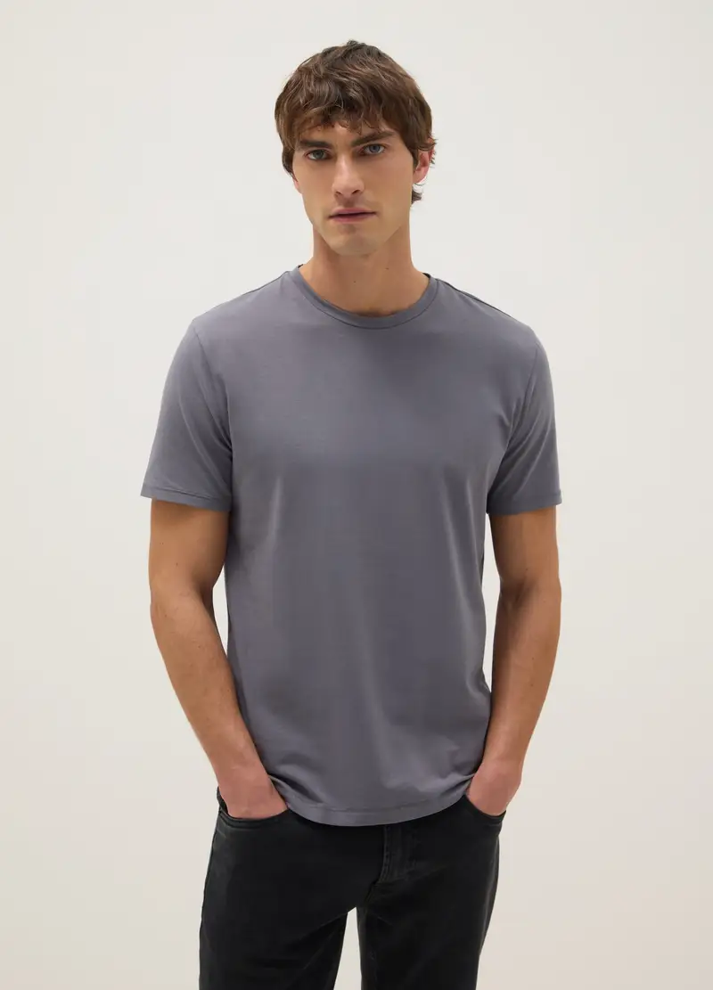 OVS T-shirt Uomo Grigio 4318197 miniatura 2