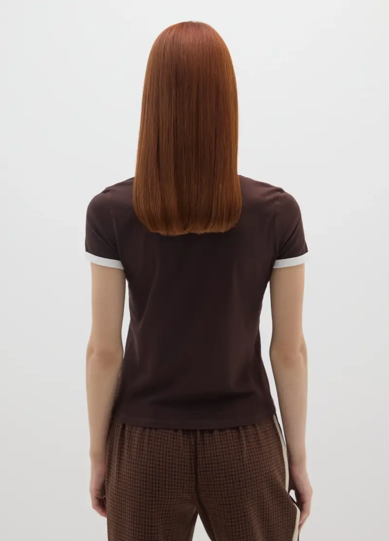OVS T-shirt Donna Marrone 2736699 miniatura 3