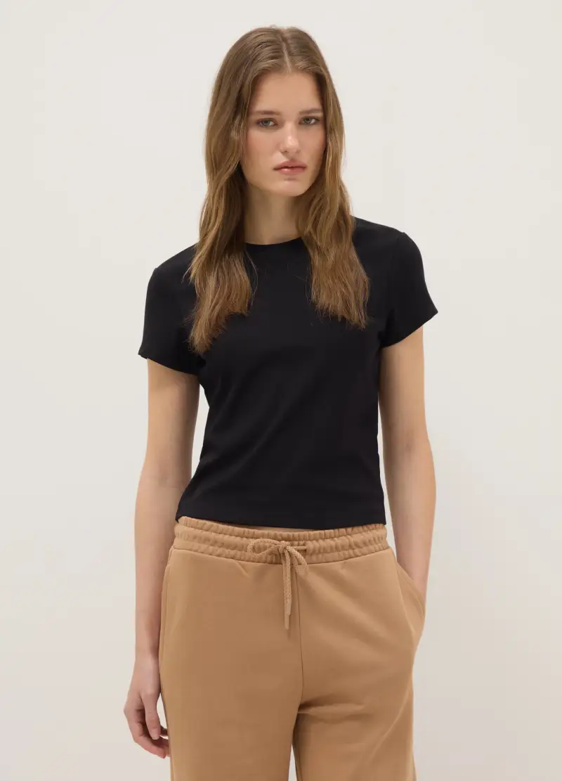 OVS T-shirt Donna Nero 4133843 miniatura 2