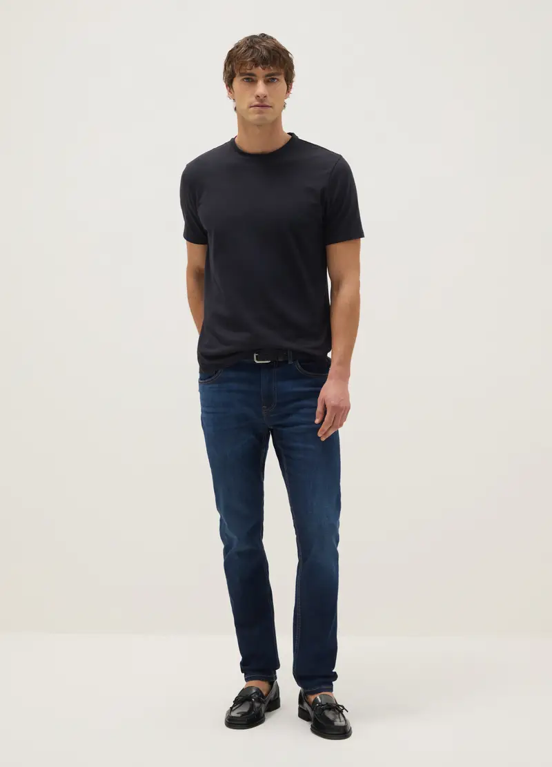 OVS T-shirt Uomo Nero 4318199 miniatura 2