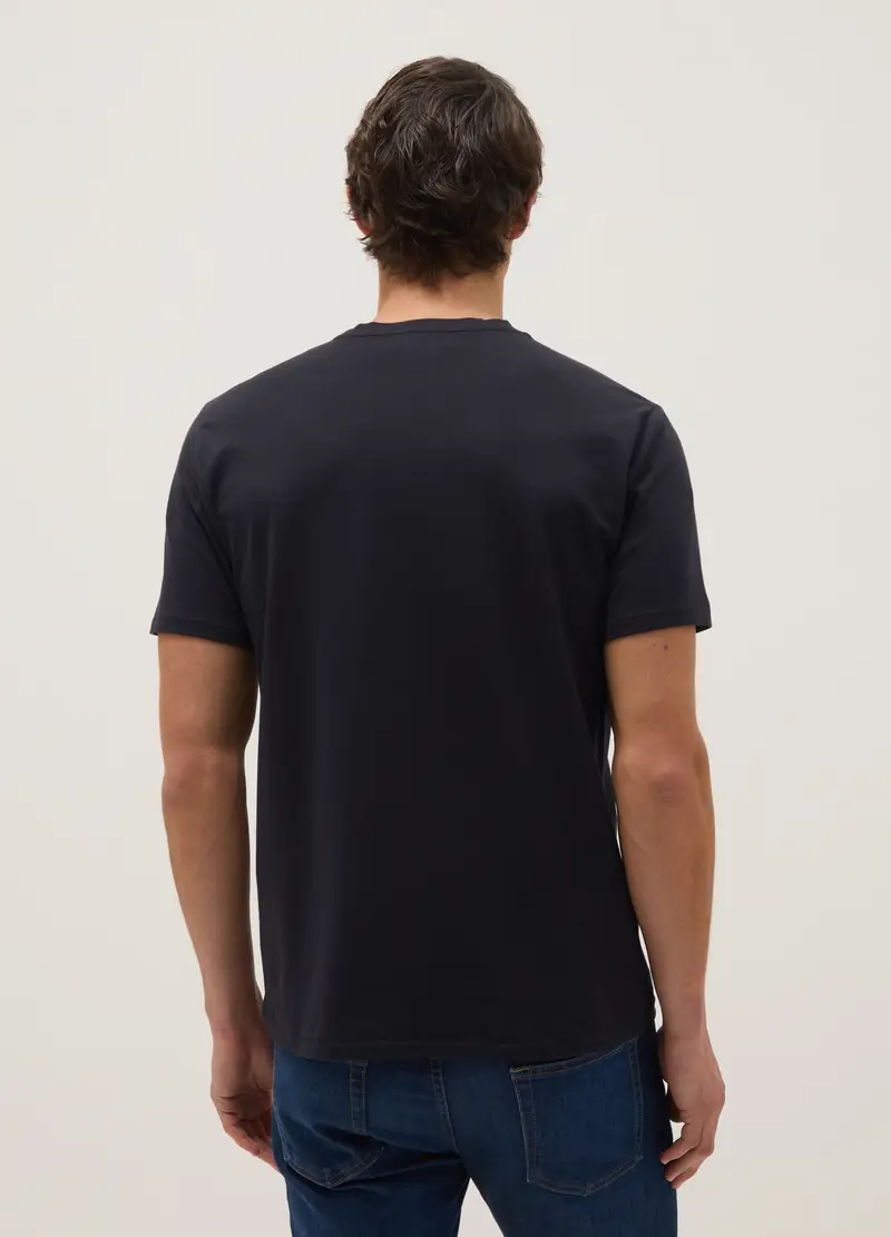 OVS T-shirt Uomo Nero 4318199 miniatura 3