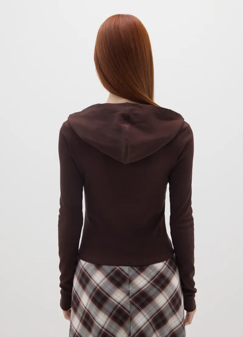 OVS T-shirt Donna Marrone 2615875 miniatura 3