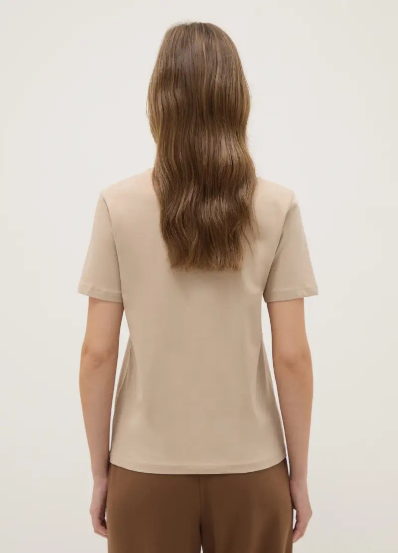 OVS T-shirt Donna Beige 4011293 miniatura 3