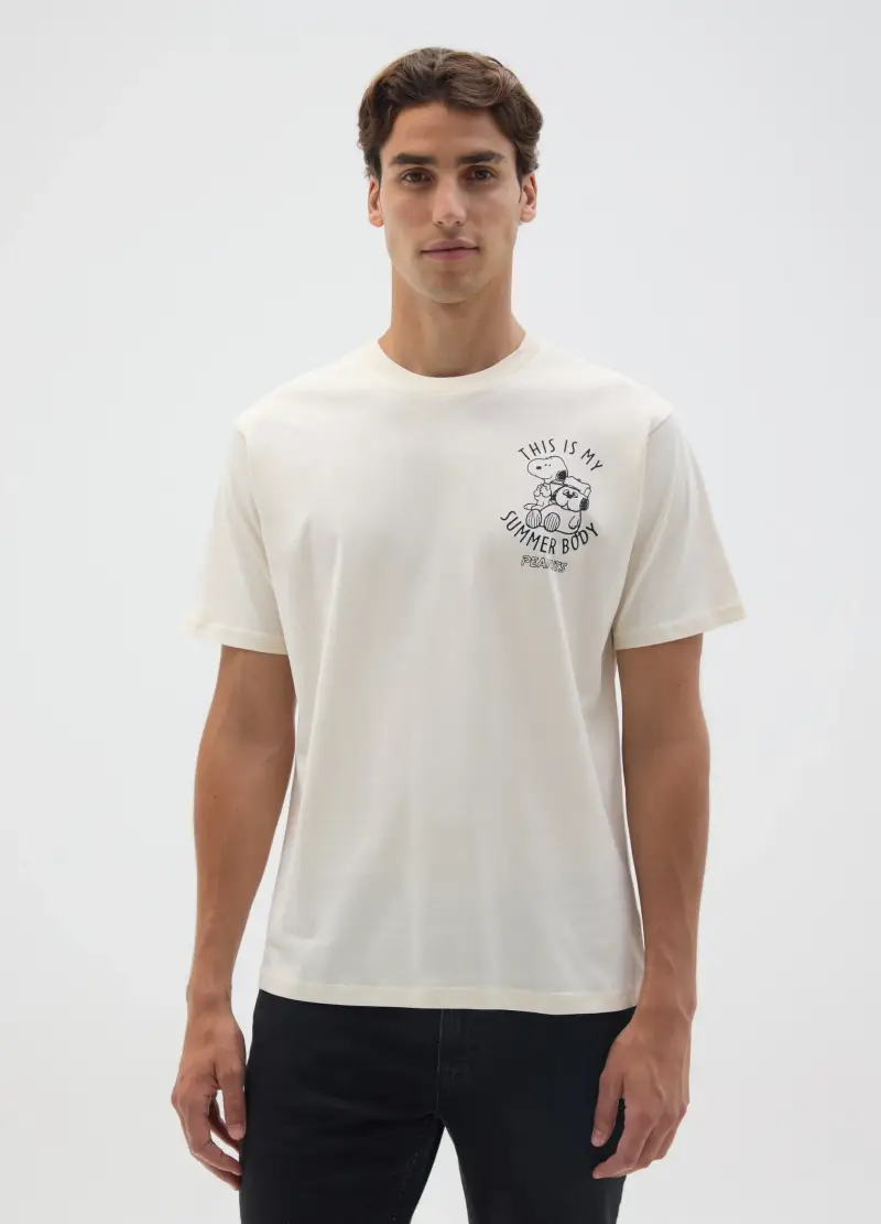 OVS T-shirt Uomo Beige 3408565 miniatura 2