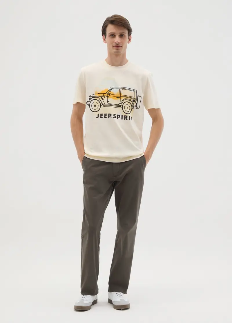 OVS MARCHIO FORNITORE T-shirt Uomo Beige 1174969