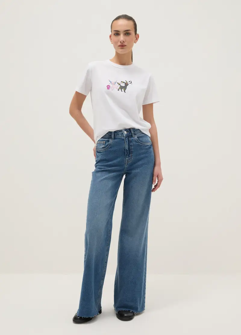 OVS T-shirt Donna Bianco 4312526 miniatura 2