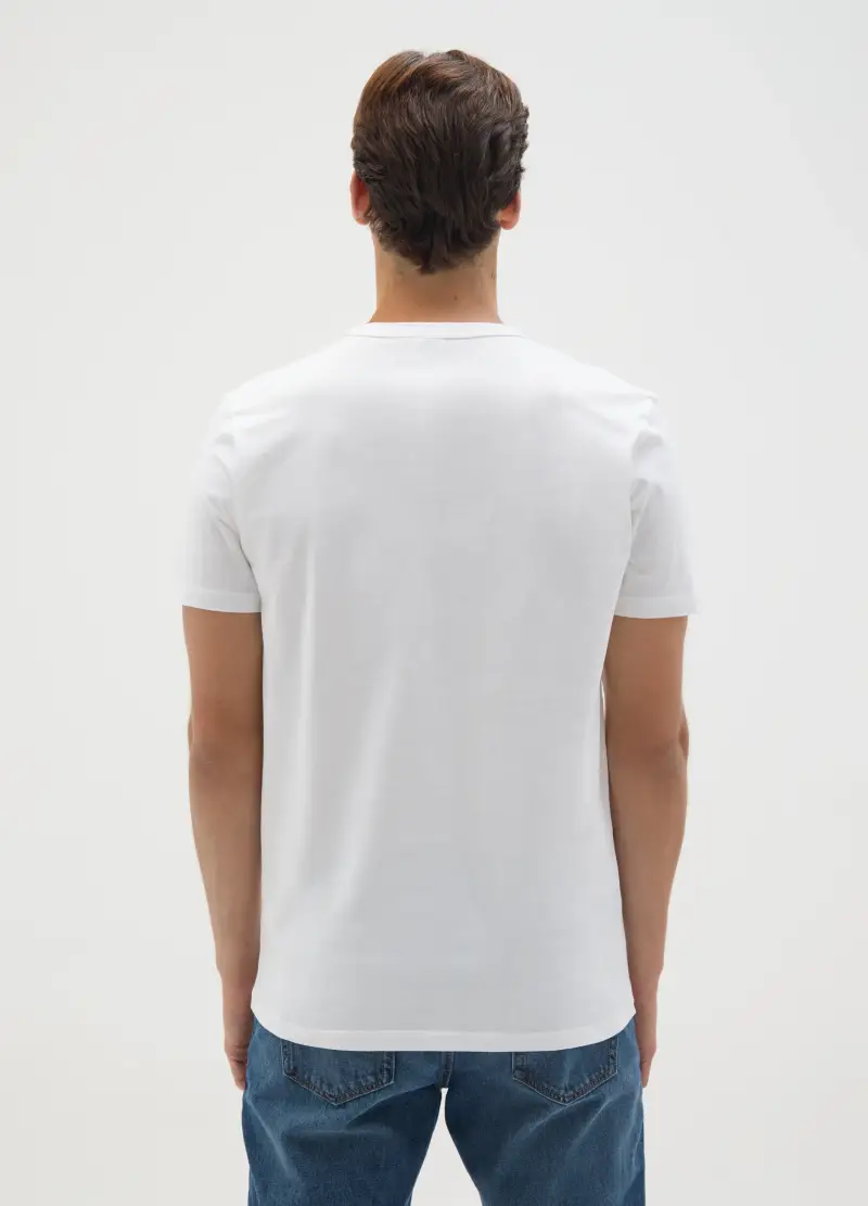 OVS T-shirt Uomo Bianco 4153093 miniatura 3