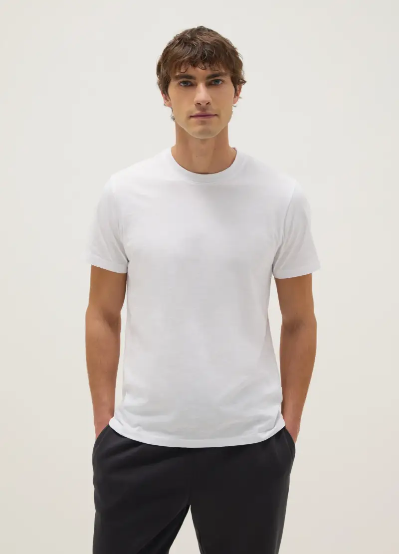 OVS T-shirt Uomo Bianco 4330592 miniatura 2
