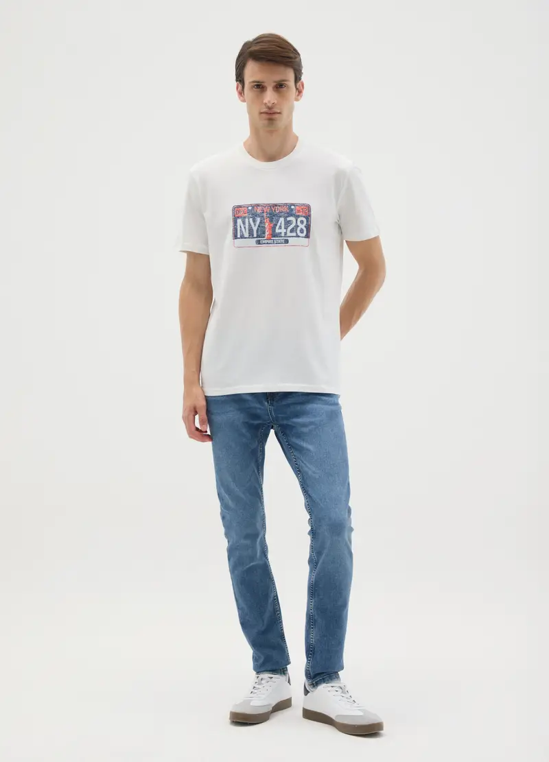OVS HOUSEBRAND T-shirt Uomo Bianco 990832