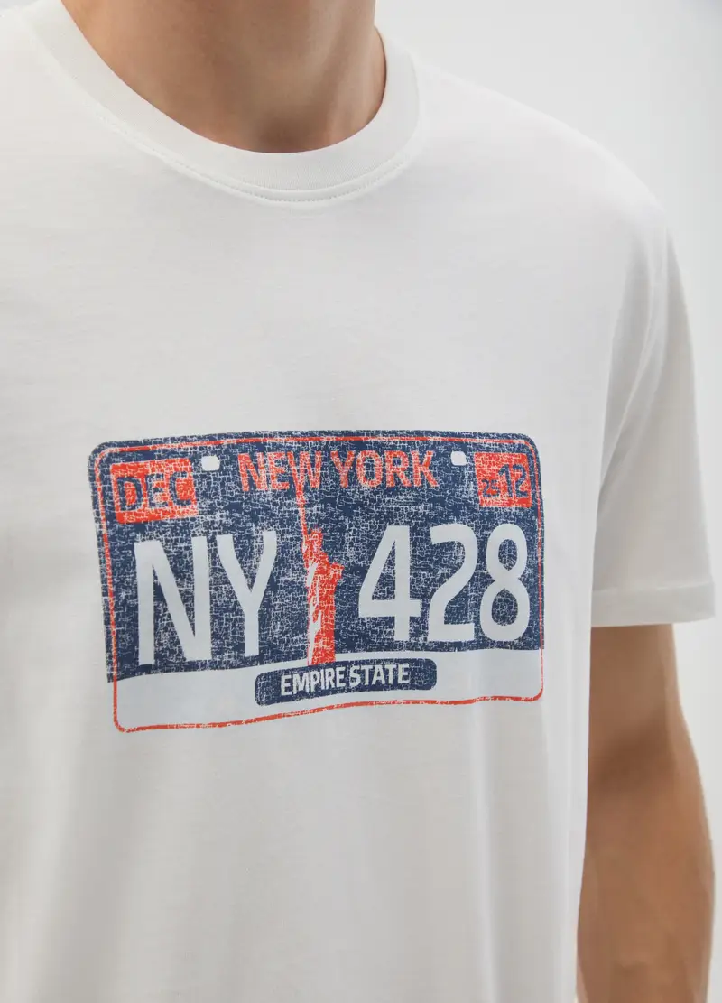 OVS T-shirt Uomo Bianco 990832 miniatura 2