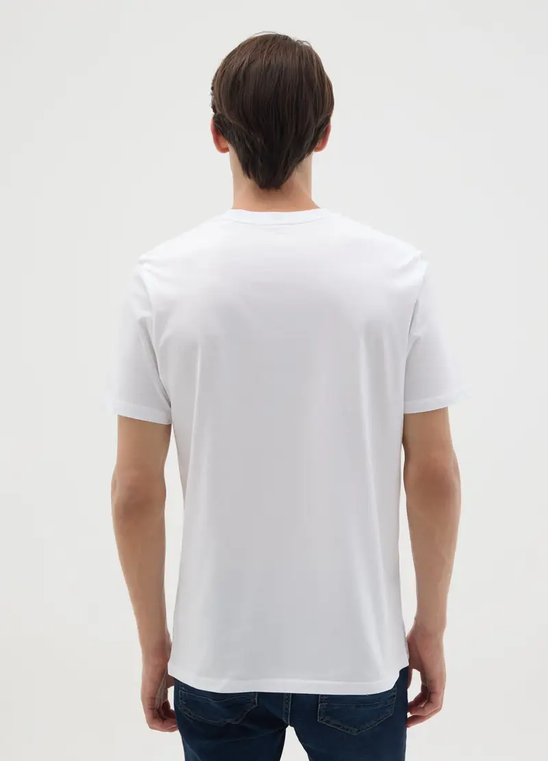 OVS HOUSEBRAND T-shirt Uomo Bianco 990831 miniatura 3