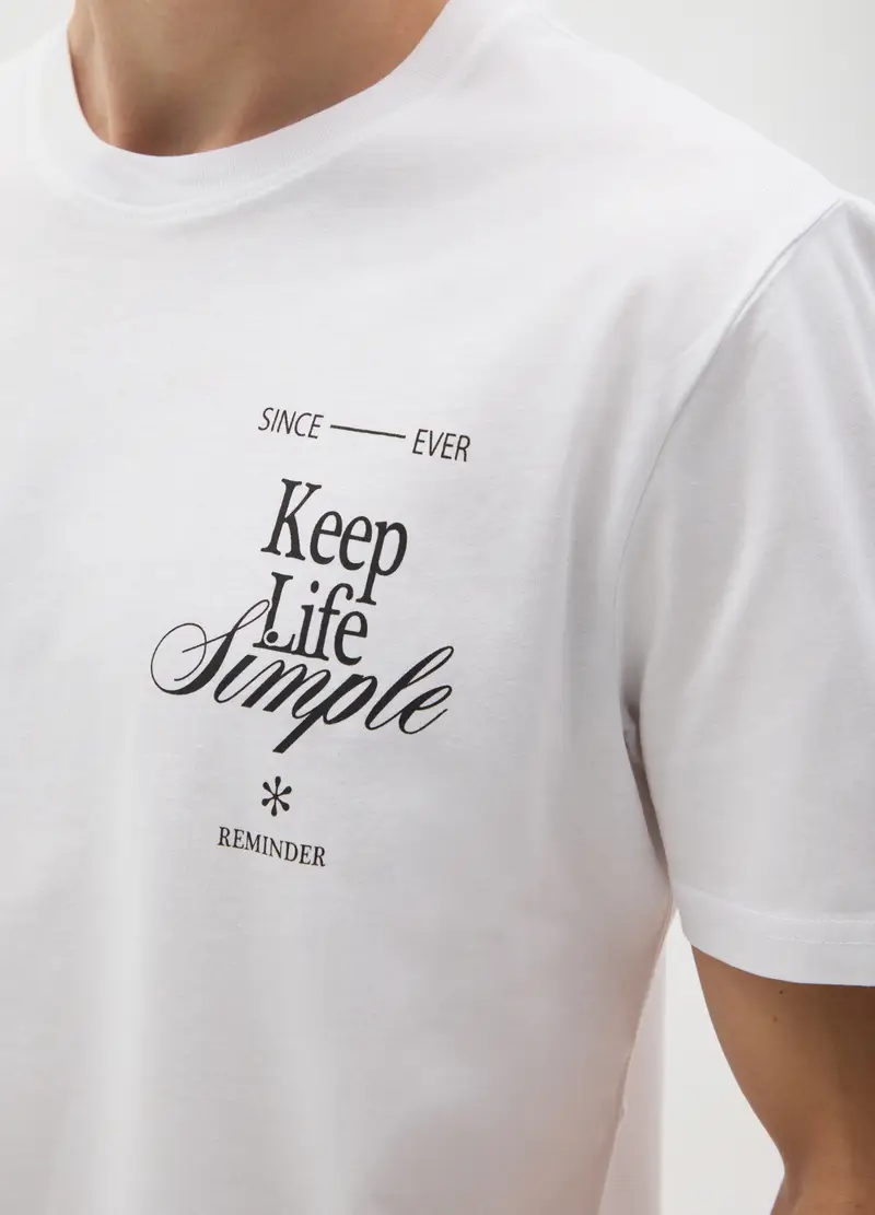 OVS T-shirt Uomo Bianco 1091564 miniatura 2