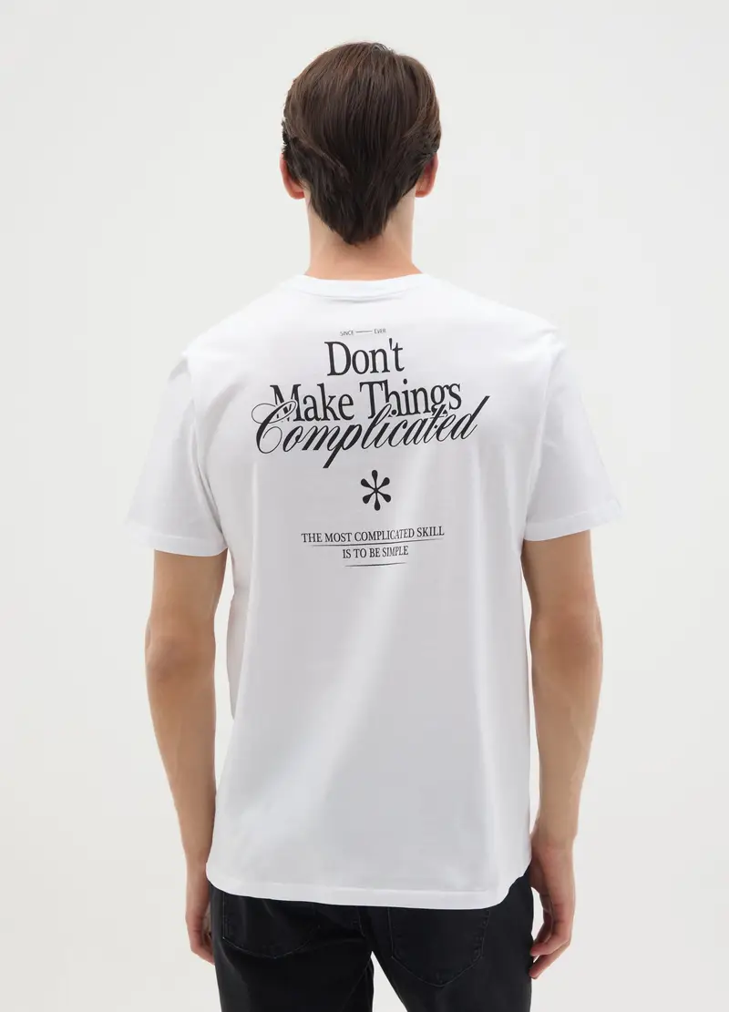 OVS T-shirt Uomo Bianco 1091564 miniatura 3