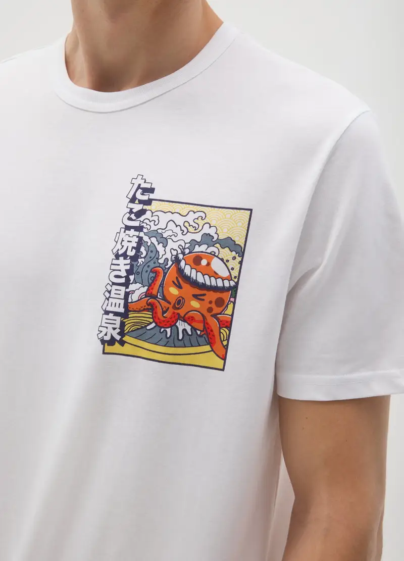 OVS T-shirt Uomo Bianco 1091568 miniatura 2