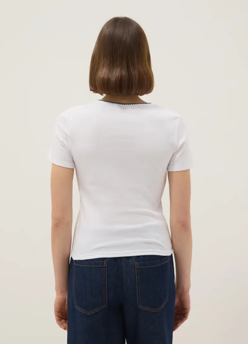 OVS T-shirt Donna Bianco 4330439 miniatura 3