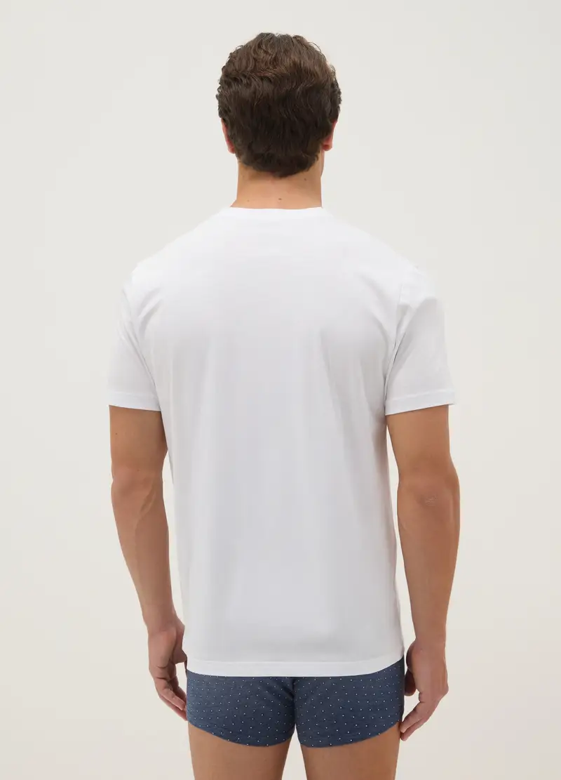 OVS T-shirt Uomo Bianco 4302733 miniatura 3