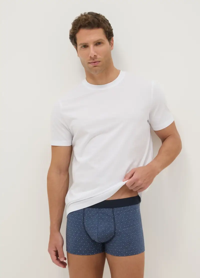 T-shirt In Puro Cotone Bianco Regular Fit, Uomo, Bianco