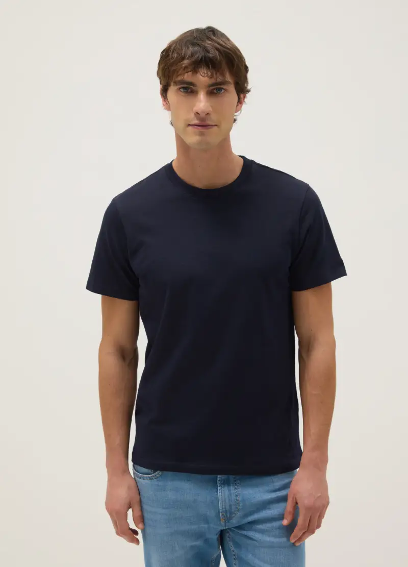 OVS T-shirt Uomo Blu 4320094 miniatura 2