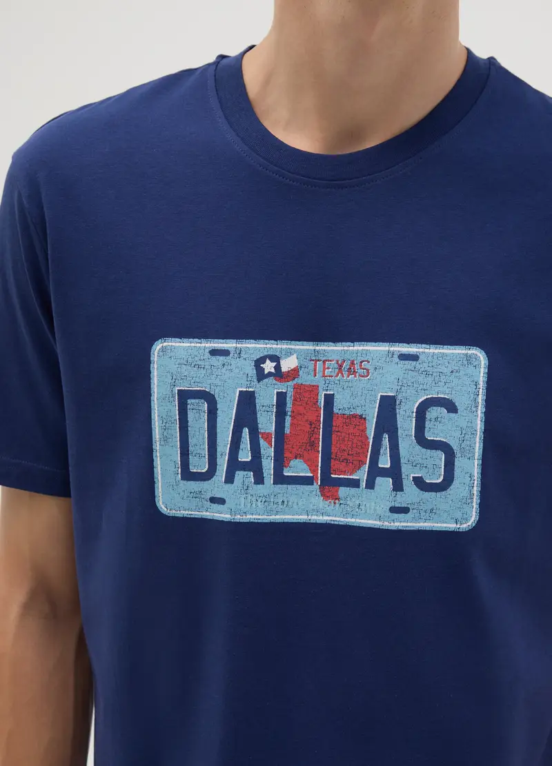 OVS T-shirt Uomo Blu 990829 miniatura 2