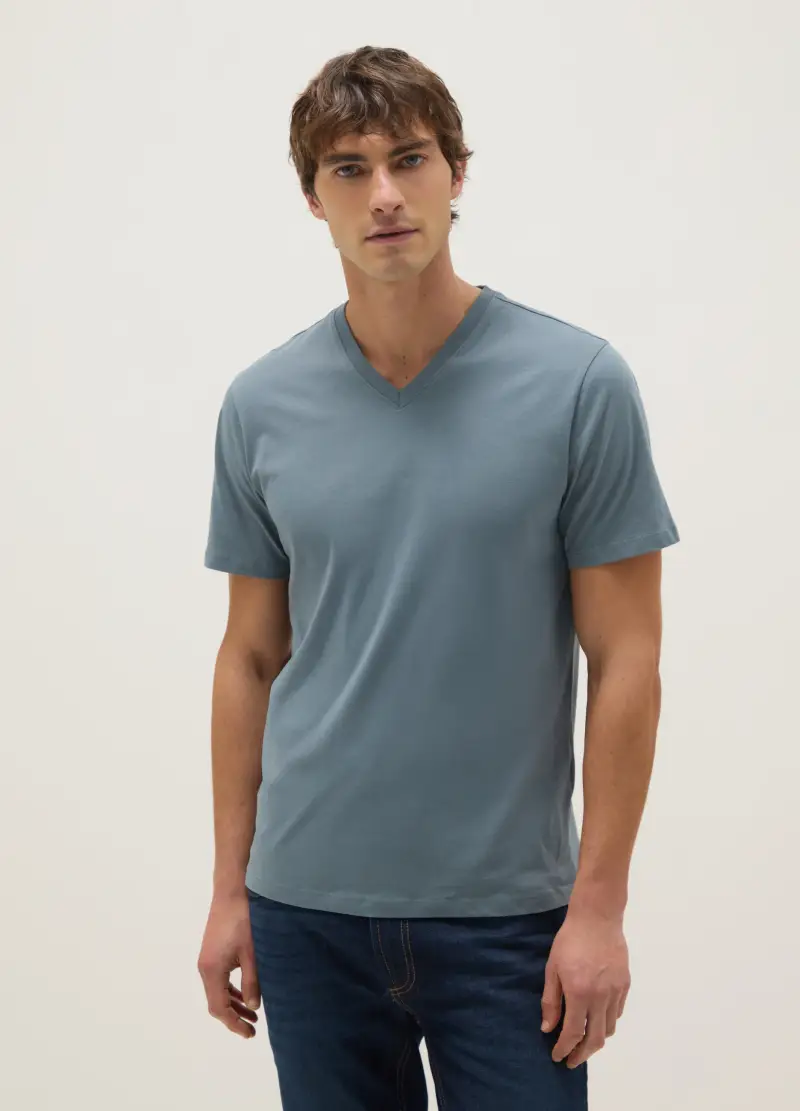 OVS T-shirt Uomo Grigio 4318202 miniatura 2