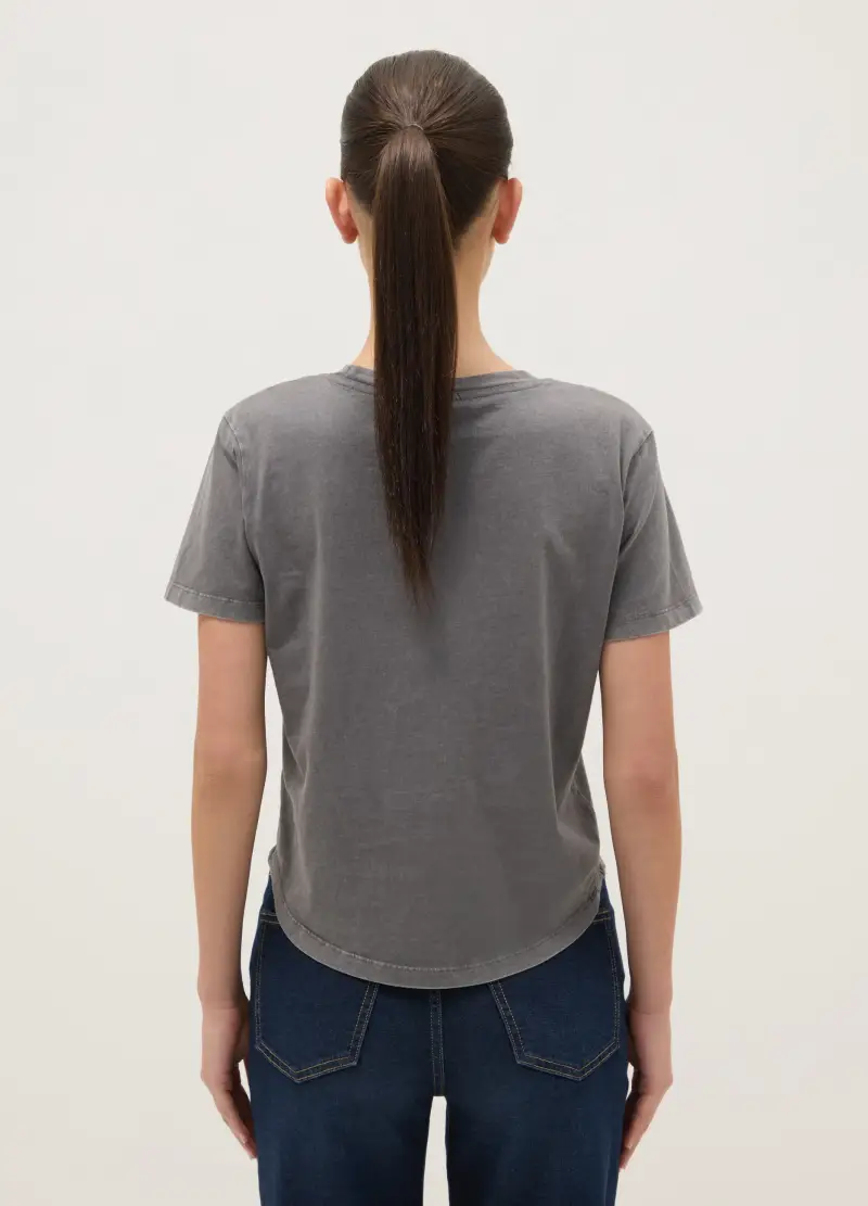 OVS T-shirt Donna Grigio 4329710 miniatura 3