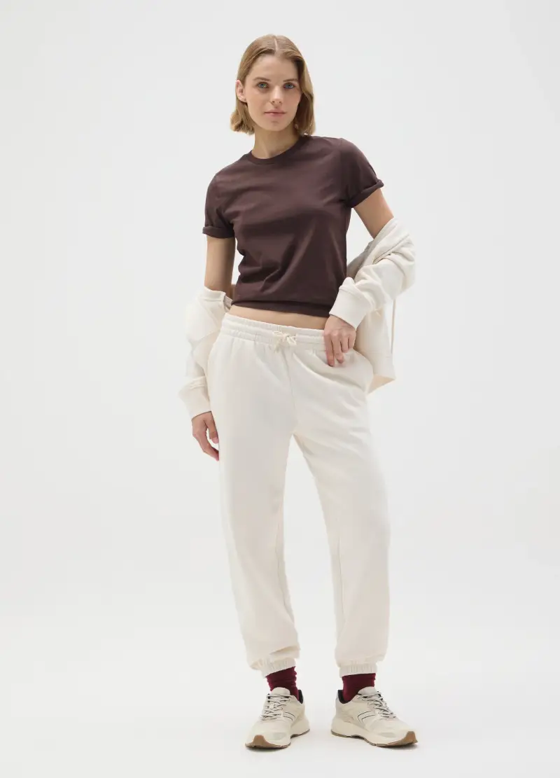 OVS T-shirt Donna Marrone 4122424 miniatura 2