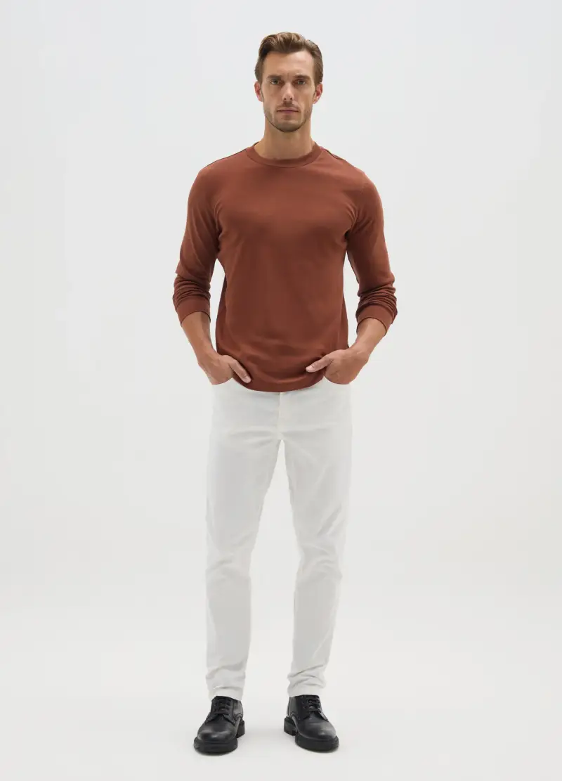 OVS T-shirt Uomo Marrone 4315733 miniatura 2