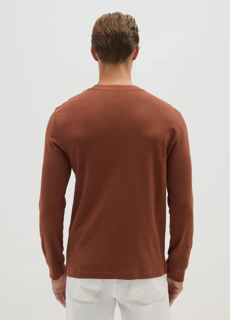 OVS T-shirt Uomo Marrone 4315733 miniatura 3