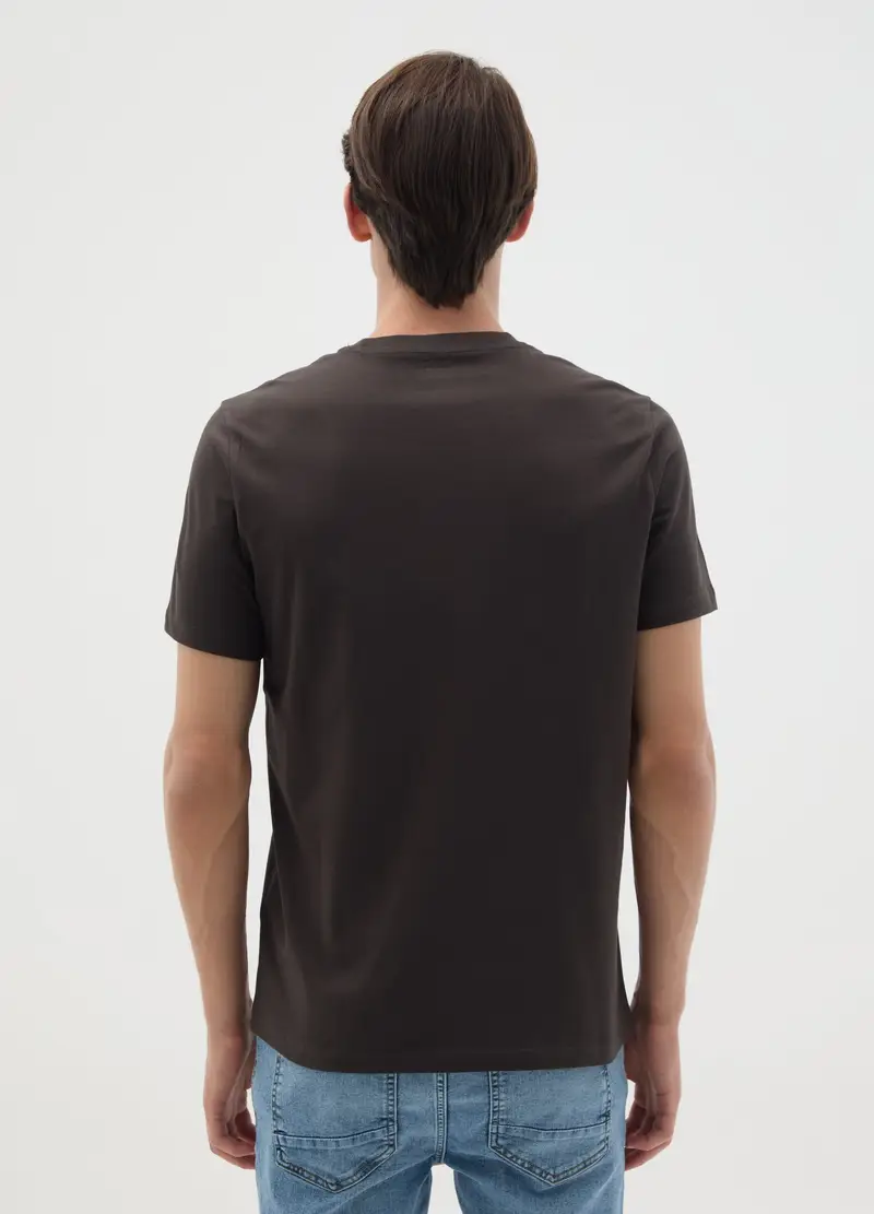 OVS HOUSEBRAND T-shirt Uomo Marrone 1175358 miniatura 3