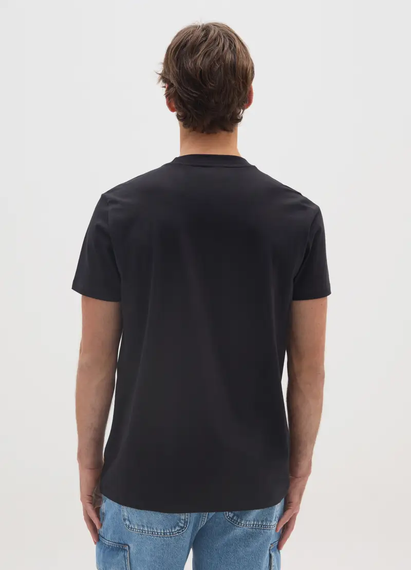 OVS T-shirt Uomo Nero 4153923 miniatura 3